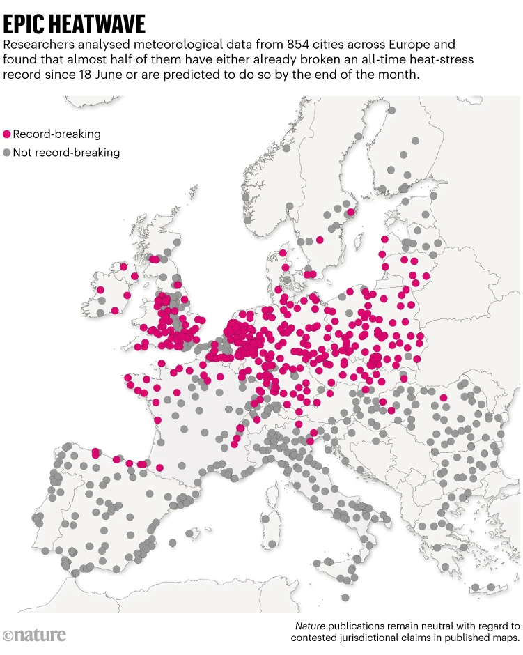 Record-breaking heatwave in Europe: Does the continent have a new climate?